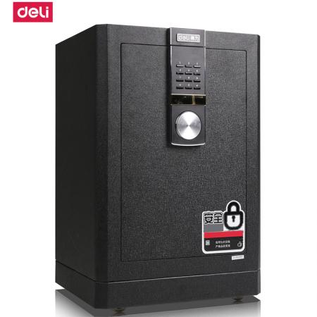 得力deli4043保險(xiǎn)柜家用60cm小型辦公入墻保險(xiǎn)箱3C認(rèn)證全鋼床頭