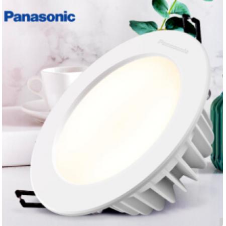 松下（Panasonic）筒燈射燈客廳臥室led嵌入式筒燈天花燈客廳燈牛眼燈 NNNC75602 5w 黃光3000K/中性光4000K/白光5000K 燦放系列 