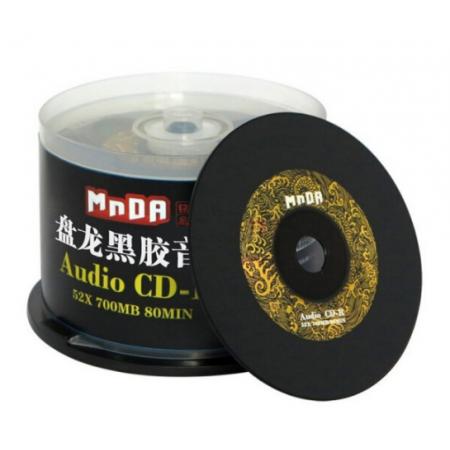 銘大金碟（MNDA）CD-R空白光盤/刻錄盤 52速700MB   金面 50片桶裝