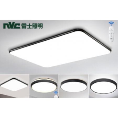 雷士（NVC）客廳燈led吸頂燈 現(xiàn)代簡約 WIFI調(diào)光超薄長方形燈飾 北歐客廳臥室燈具套餐 