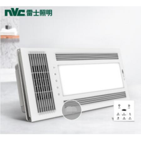 雷士（NVC）智能觸控風暖浴霸雙電機衛(wèi)生間暖風機 干燥功能 浴室燈取暖器 適用于集成吊頂 