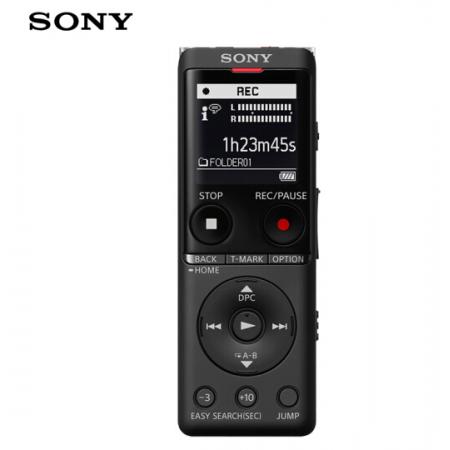 索尼（SONY）錄音筆ICD-UX575F 16GB 黑色 智能降噪升級(jí)款 專業(yè)線性錄音棒 商務(wù)學(xué)習(xí)采訪支持內(nèi)錄