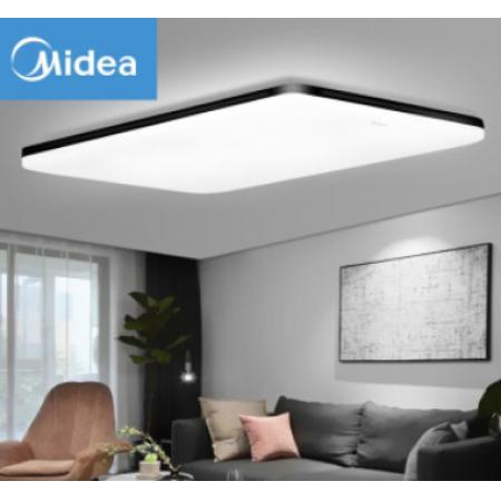 美的（Midea）led客廳吸頂燈北歐現(xiàn)代簡(jiǎn)約大氣臥室燈書(shū)房餐廳燈具長(zhǎng)方形智能調(diào)光調(diào)色圓形燈飾 三色調(diào)光/100瓦（適用20-32平）