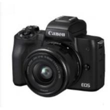 佳能（Canon）EOS M50 微單相機 數碼相機 微單套機 （15-45 微單鏡頭） 視頻拍攝（包含SD 128G 閃迪80/m儲存卡）