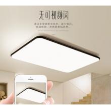 雷士（NVC）led吸頂燈北歐現(xiàn)代簡約客廳臥室書房餐廳超薄燈具 96瓦遙控調(diào)光客廳燈飾 極光燈具套餐