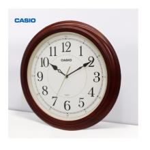 卡西歐（CASIO）IQ-121S-5PF  實木靜音掛鐘