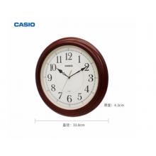 卡西歐（CASIO）IQ-121S-5PF  實木靜音掛鐘
