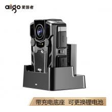 愛(ài)國(guó)者（aigo）執(zhí)法記錄儀DSJ-R7+ 雙電座充1296P高清紅外夜視可換電池加密錄音加強(qiáng)激光定位內(nèi)置128G