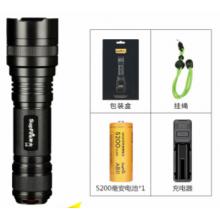 SupFire神火L6超強(qiáng)光手電筒可充電26650超亮遠(yuǎn)射LED便攜小家用T6戶外氙氣燈防水超長續(xù)航 L6-10瓦+1節(jié)5200毫安電池+充電器