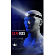 神火（supfire）HL05-X頭燈強(qiáng)光遠(yuǎn)射充電式夜釣魚燈手電筒LED燈頭戴式探照燈