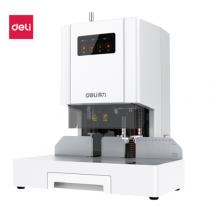 得力（deli）33480 自動財務憑證裝訂機 激光定位電動檔案打孔機