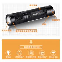 菲尼克斯Fenix 戶外運動小型手電筒 強光防水手電筒 E12黑色130流明