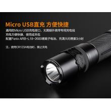 菲尼克斯Fenix 強光遠射手電筒 家用充電手電筒C6V2.0黑色 900流明