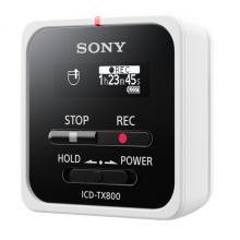 索尼（SONY）錄音筆ICD-TX800 16G 白色 專(zhuān)業(yè)PCM線性錄音 微型便攜一鍵取證 藍(lán)牙操控 商務(wù)學(xué)習(xí)采訪適用 