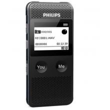 飛利浦（PHILIPS）VTR6080 8GB 錄音筆 語(yǔ)音轉(zhuǎn)文本 高清錄音器專業(yè)記錄降噪 黑色 