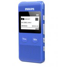 飛利浦（PHILIPS）VTR6080 8GB 錄音筆 語(yǔ)音轉(zhuǎn)文本 高清錄音器專業(yè)記錄降噪 藍(lán)色