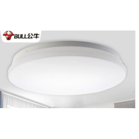 公牛led吸頂燈家用燈具陽臺(tái)廚房臥室簡約現(xiàn)代圓形餐廳客廳燈超薄12W18W24W三段調(diào)光LED吸頂燈 全白18W 33*7.5 5700k適5-10平