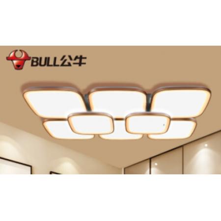 公牛led吸頂燈家用燈具陽(yáng)臺(tái)廚房臥室簡(jiǎn)約現(xiàn)代圓形餐廳客廳燈超薄12W18W24W三段調(diào)光LED吸頂燈 品軒128W 68.2*34*30 三段調(diào)光
