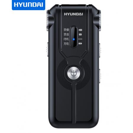 現(xiàn)代（HYUNDAI）HY-K708 錄音攝像筆 黑色16G 微型專業(yè) 高清遠(yuǎn)距 智能降噪 會(huì)議培訓(xùn)采訪無線攝像 