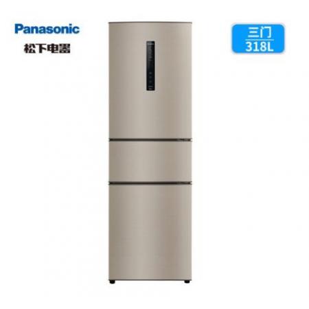 松下(Panasonic)NR-C33PX3-NL 318升三門變頻風(fēng)冷無霜冰箱 自動制冰AG銀離子