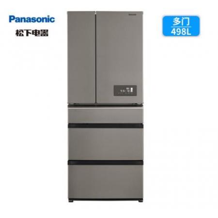 松下(Panasonic)NR-EE50TP1-S 498升多門(mén)變頻風(fēng)冷無(wú)霜冰箱 大容量頂置壓縮機(jī)（漏）