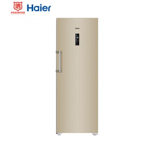 海爾（Haier）228升立式風(fēng)冷無霜全溫區(qū)防串味冷藏小冰箱 炫金外觀智能電腦溫控冷柜冰柜 BD-228WL