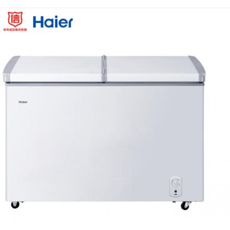 海爾（Haier） 273升冷柜 蝶形門 側(cè)掀門 單箱變溫冰柜  臥式冰箱 BC/BD-273SEA