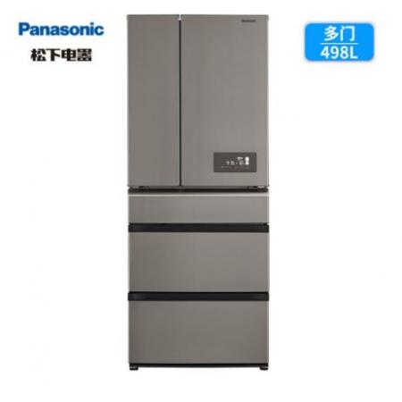 松下(Panasonic)NR-EE50TP1-S 498升多門變頻風(fēng)冷無(wú)霜冰箱 大容量頂置壓縮機(jī)