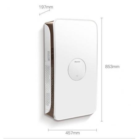 海信（Hisense）空氣凈化器家用壁掛式 除甲醛 雙向流全熱交換SX-120-BA02白色款