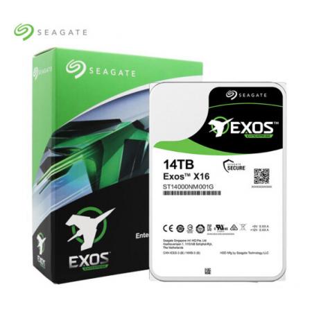 希捷(Seagate)14TB 256MB 7200RPM 企業(yè)級硬盤 SATA接口 希捷銀河Exos X16系列(ST14000NM001G)安全可靠