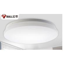 公牛led吸頂燈家用燈具陽臺廚房臥室簡約現(xiàn)代圓形餐廳客廳燈超薄12W18W24W三段調(diào)光LED吸頂燈 全白18W 33*7.5 5700k適5-10平