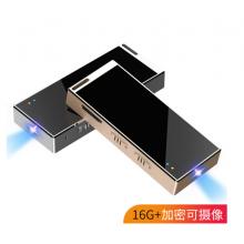 新科（Shinco）F1 16G錄音筆專業(yè)無(wú)屏無(wú)聲加密防竊錄音監(jiān)聽(tīng)微型高清遠(yuǎn)距降噪迷你MP3播放器黑色