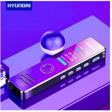 現(xiàn)代（HYUNDAI ）HY-K607彩屏錄音筆32G金色專業(yè)智能高清降噪隱形微型錄音器轉(zhuǎn)文字會議商務(wù)大容量