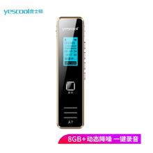 音士頓（yescool）A7金色8G彩屏錄音筆專業(yè)降噪 超長(zhǎng)待機(jī)大容量小微型迷你便攜式錄音器隨身聽(tīng)