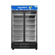 海爾 Haier 立式透明門(mén)冷藏飲料冰柜  SC-1106H