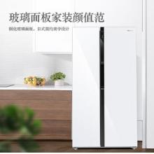 松下（Panasonic）570升大容量對開門冰箱 0.1度調(diào)節(jié) 銀離子抗菌裝置 一鍵速凍 玻璃面板 NR-EW58G1-XW