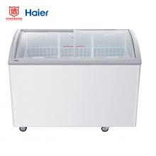 海爾 Haier 330升商用冷藏冷凍轉(zhuǎn)換冰柜 圓弧玻璃門冷柜 SC/SD-330HDS