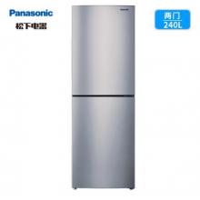 松下(Panasonic)NR-EB24WSP-S 240升兩門風(fēng)冷無霜超薄冰箱 AG銀離子節(jié)能靜音