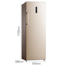 美的(Midea) 240升 分區(qū)大抽屜防串味家用立式冷柜 小冰箱冰柜 BD/BC-240WE