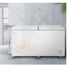 美的(Midea)521升 商用大容積臥式單溫冰柜 冷藏冷凍轉(zhuǎn)換冷柜 單箱變溫冰箱 BD/BC-521DKM(E) 