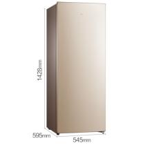 美的(Midea)196升立式冷柜 分區(qū)抽屜儲藏柜 速冷無霜 一級能效 BD/BC-196UM