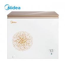 美的(Midea)209升 時(shí)尚尚彩晶玻璃冷柜 冷藏冷凍轉(zhuǎn)換冰柜 易潔內(nèi)膽 妙趣金 BD/BC-209KGM(E)