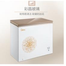 美的(Midea)209升 時(shí)尚尚彩晶玻璃冷柜 冷藏冷凍轉(zhuǎn)換冰柜 易潔內(nèi)膽 妙趣金 BD/BC-209KGM(E)