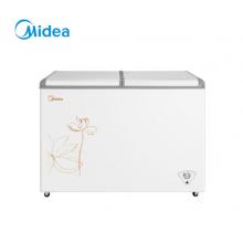 美的(Midea)271升  雙箱雙溫冷柜 蝶形門側(cè)掀門 左冷藏右冷凍 白色 BCD-271VMQ