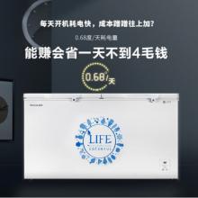 海信 (Hisense)330升 臥式大容量冷柜 頂開門 雙溫冷凍柜冷藏柜 二合一冷柜 BCD-330N