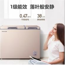 海信(Hisense) 206升一級能效雙溫冰柜 養(yǎng)鮮凈化 冷凍冷藏保鮮柜節(jié)能商用冷柜雙開冰箱鈦空金B(yǎng)CD-206NUD