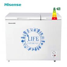 海信(Hisense) 206升一級能效雙溫冰柜 冷凍冷藏保鮮 節(jié)能商用冷柜 臥式雙開門冰箱 BCD-206NU/A