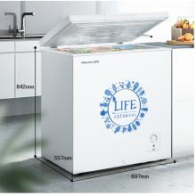 海信（Hisense）143升 冷藏冷凍轉換冰柜 云鴻減霜小型冷柜 節(jié)能省電臥式BD/BC-143NA/B