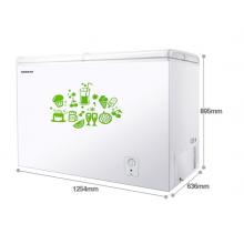 容聲(Ronshen) 273升 臥式 蝶形門 側(cè)掀門 冷藏冷凍雙溫冰柜  BCD-273KB