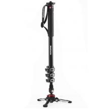 曼富圖（Manfrotto）MVMXPROA4 XPRO PLUS 4節(jié)鋁合金攝像獨(dú)腳架帶液壓底座